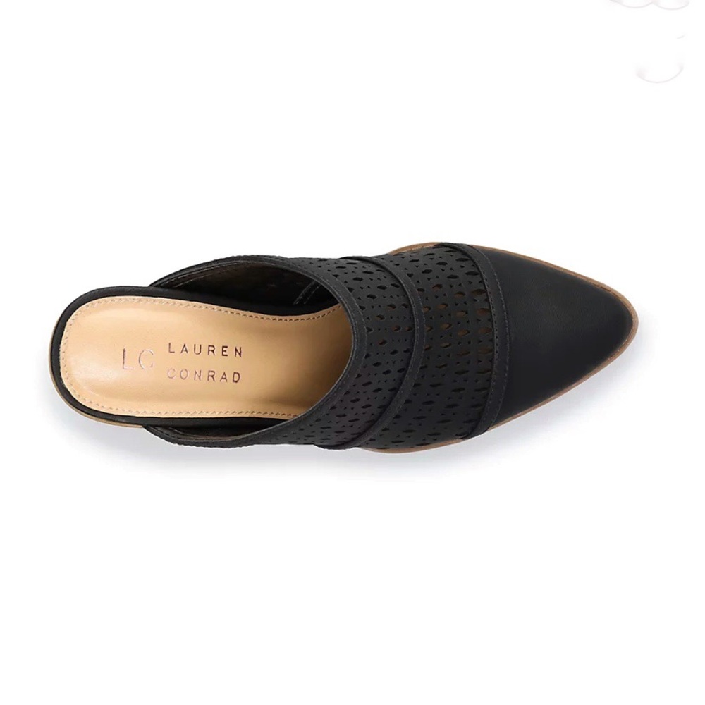 Lauren Conrad| Gray Poderosa women’s high heels mules NWT Size 6 - Picture 5 of 6